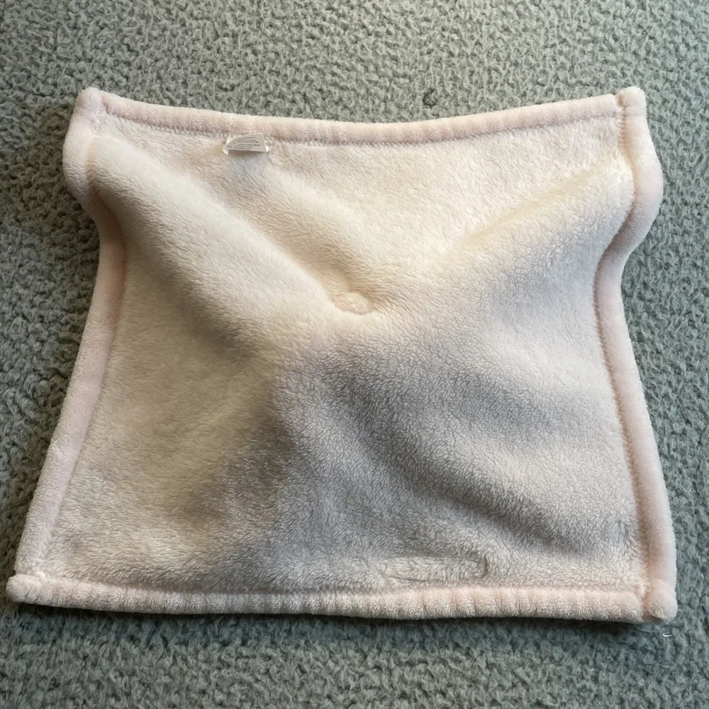 Blankets &‎ Beyond Pink White Minky Dot Bunny Rabbit Soft Comfort